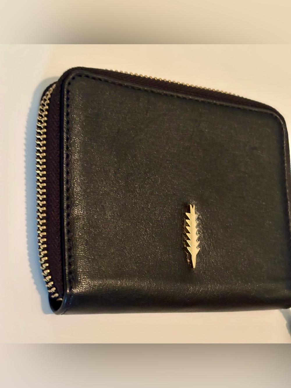NWOT Thacker New York | Julia Zip-Around Wallet | Black Leather - Picture 10 of 10